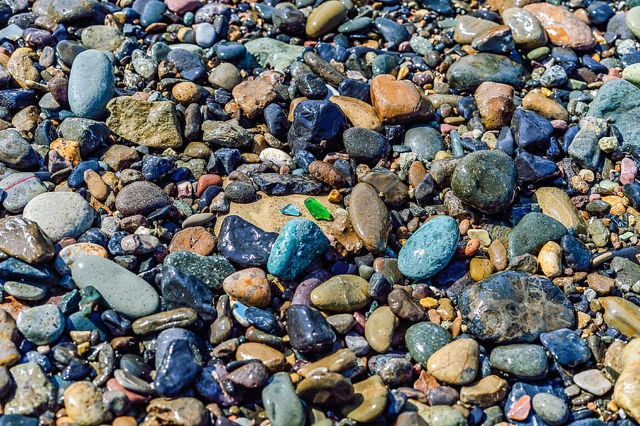 rock, natural, stone, pattern, batch, gravel, stone - object HD wallpaper