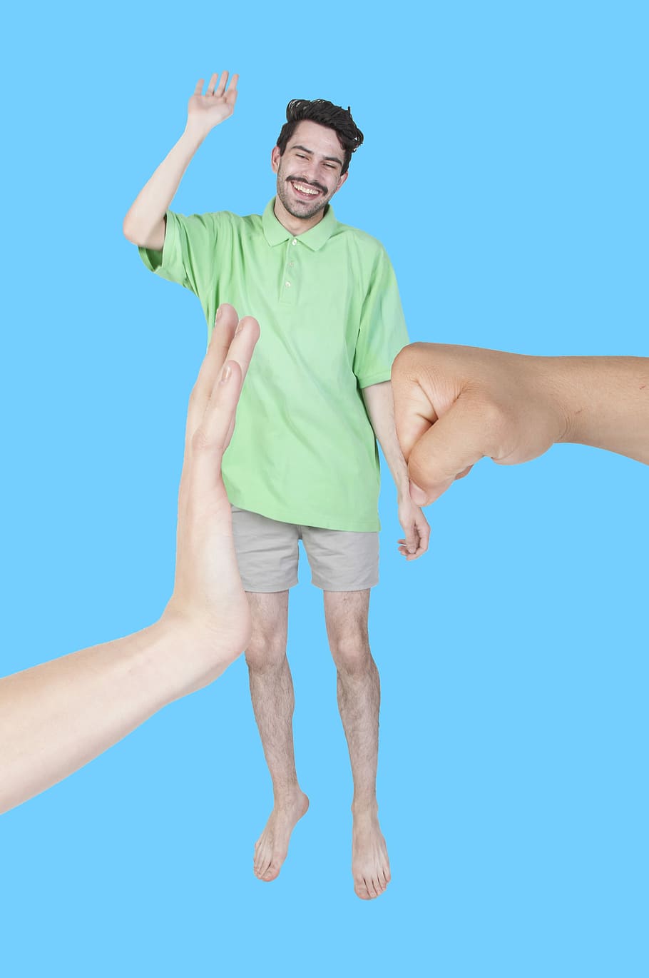 Unique, Confident, Man, young, smiling, punched, limb, human body part HD wallpaper
