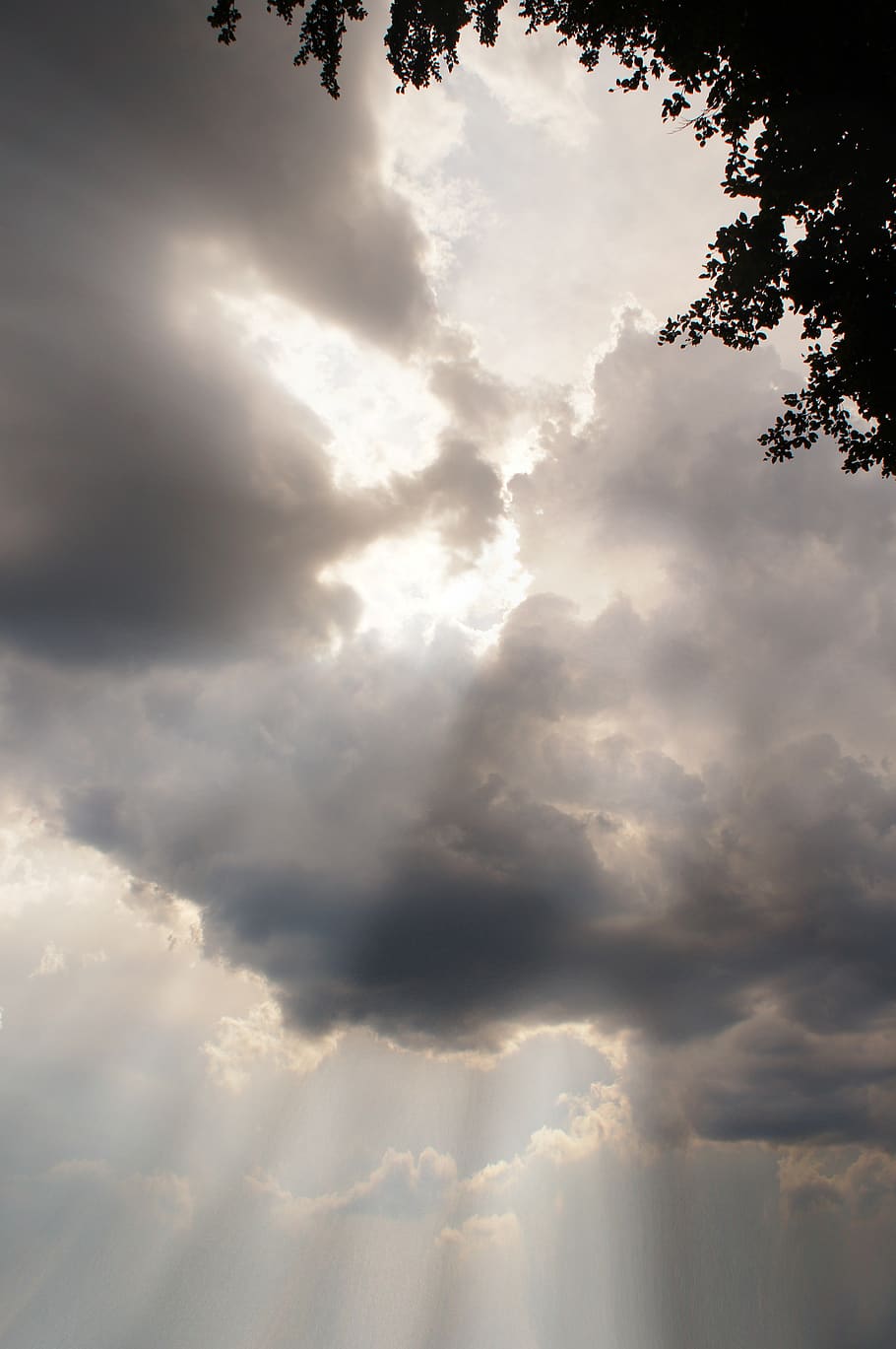 clouds, sky, nature, mood, weather, summer, dramatic, sunlight HD wallpaper