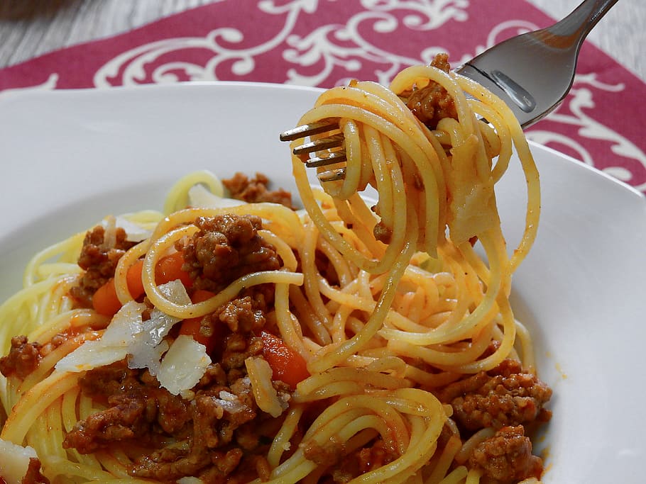 spaghetti dish, pasta, noodles, spagetti, eat, food, cook, carbohydrates