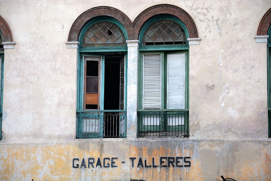 colonial style, window, facade, cuba, havana, built structure HD wallpaper