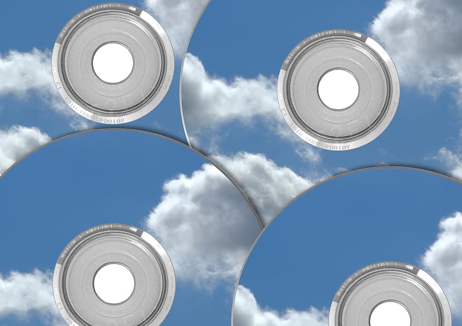 cd, dvd, clouds, sky, heavenly, music, film, digital, cloud - sky HD wallpaper