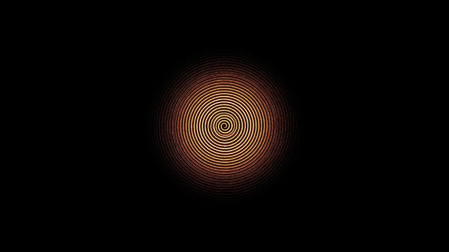 abstract, rings, circle, waves circles, target, circular, mystical HD wallpaper