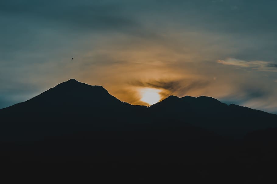 mountain, highland, cloud, sky, summit, ridge, landscape, nature HD wallpaper