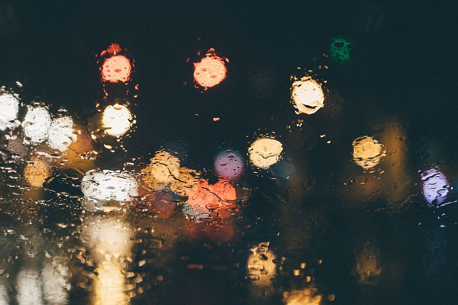 bokeh light photography, still, items, things, window, glass HD wallpaper