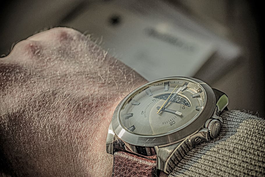 watch at 3:00 time, business, work, travel, clock, wrist watch HD wallpaper