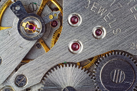 gray steel clock gear, watch, time, gears, time clock, stopwatch HD wallpaper