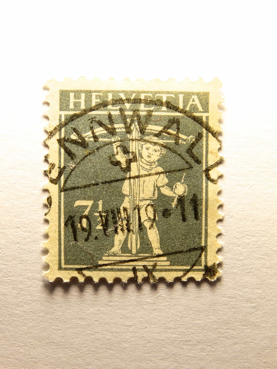 Stamp, Switzerland, Centime, Post, old-fashioned, no people HD wallpaper