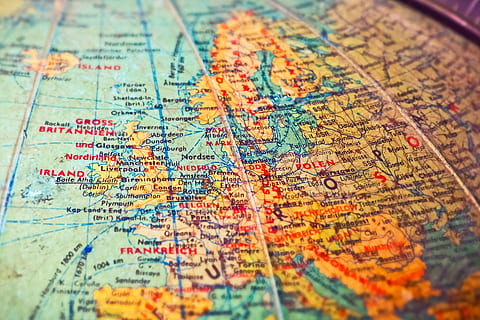 political globe, map, country, borders, old, states of america HD wallpaper