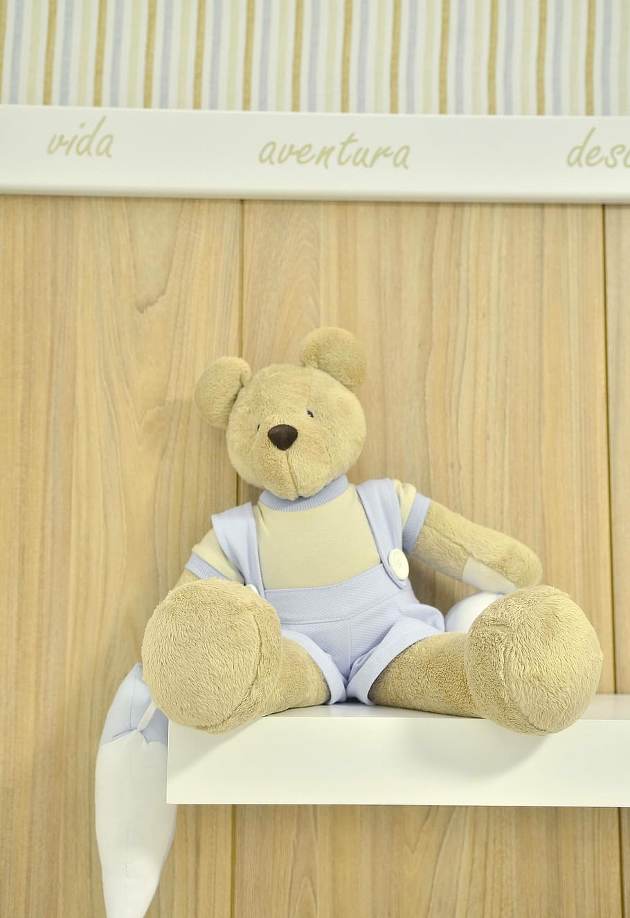 Plush, Decoration, Teddy Bear, stuffed toy, childhood, sitting HD wallpaper