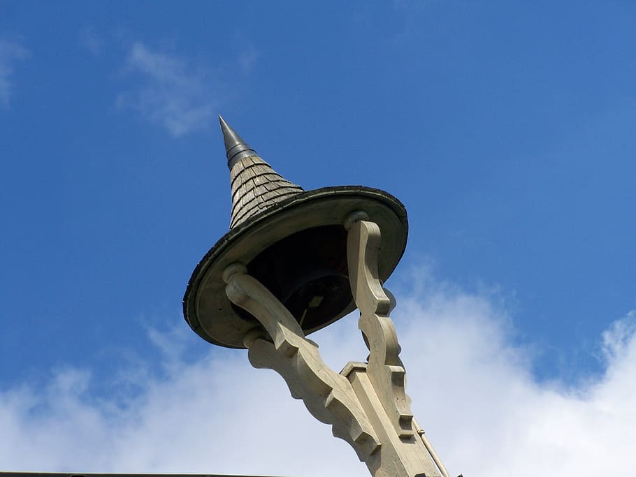 finially got, bell tower, blue sky, cloud - sky, low angle view HD wallpaper