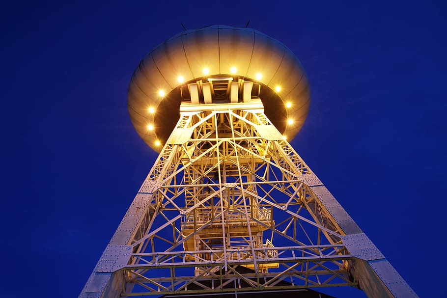 Architecture, Tower, Ufo, art, colani egg, lünen, modern, building HD wallpaper