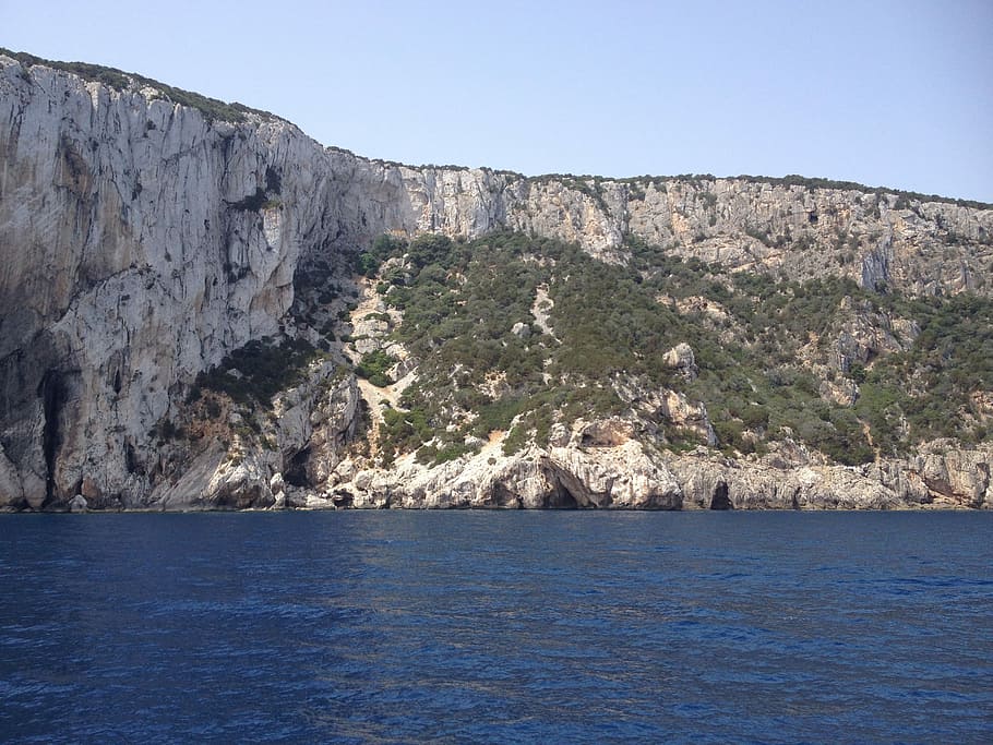 Coast, Rock, Sea, Beach, Water, Italy, sardinia, nature, no people HD wallpaper