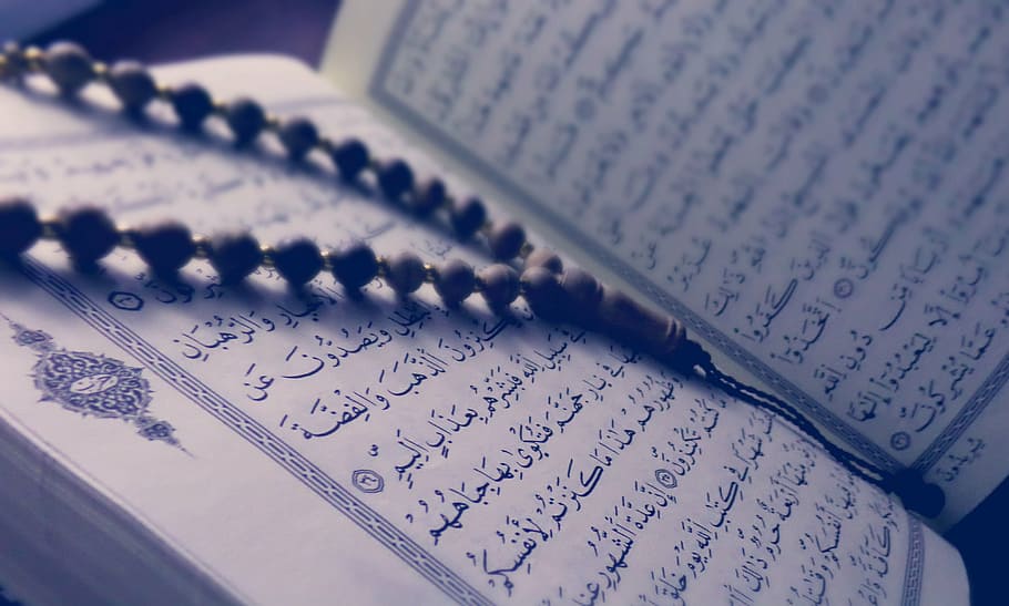 book, information, page, paper, Quran, text, word of god, writing, HD wallpaper