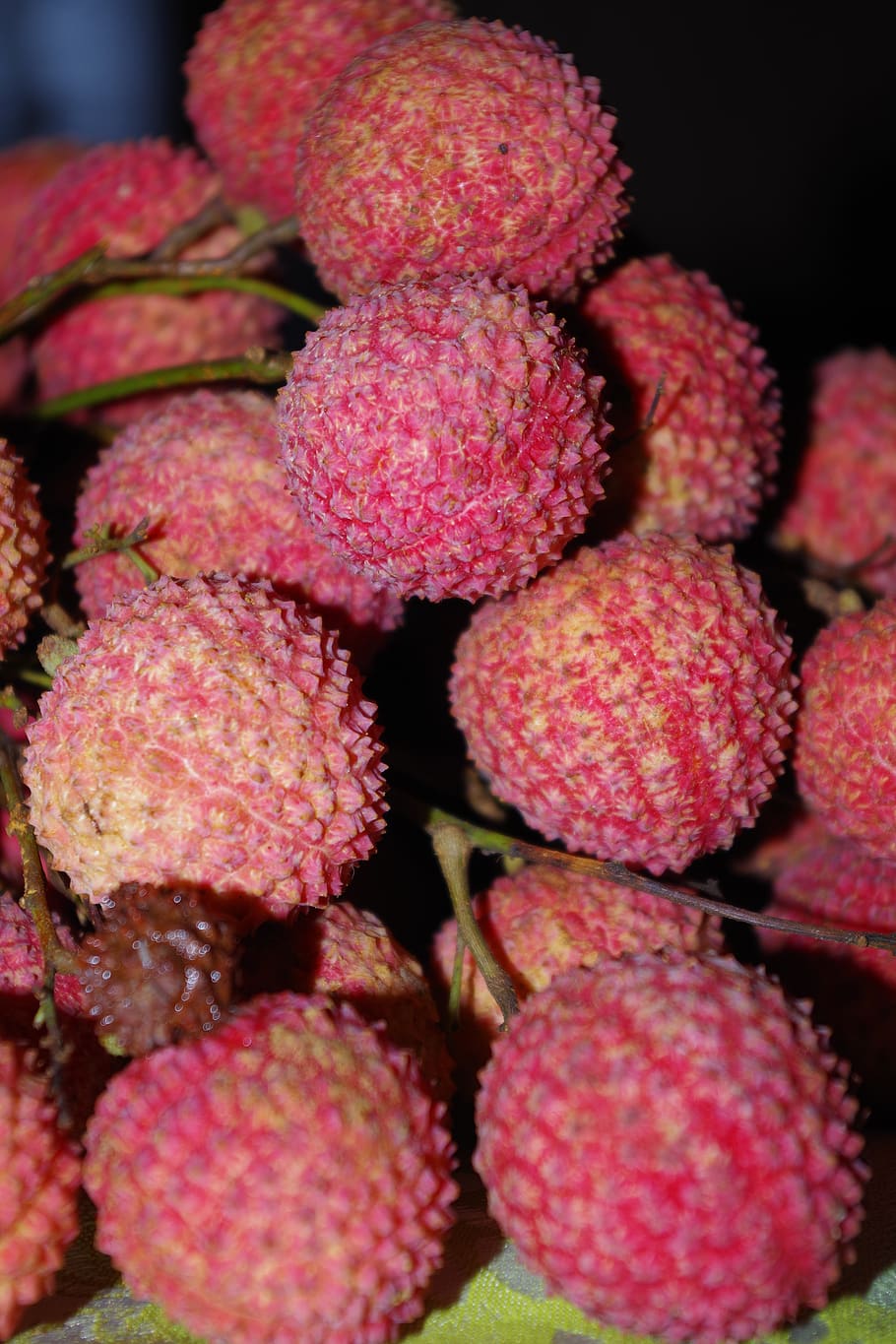 lychee, fresh, summer, exotic, fruit, red, sweet, food, asia HD wallpaper