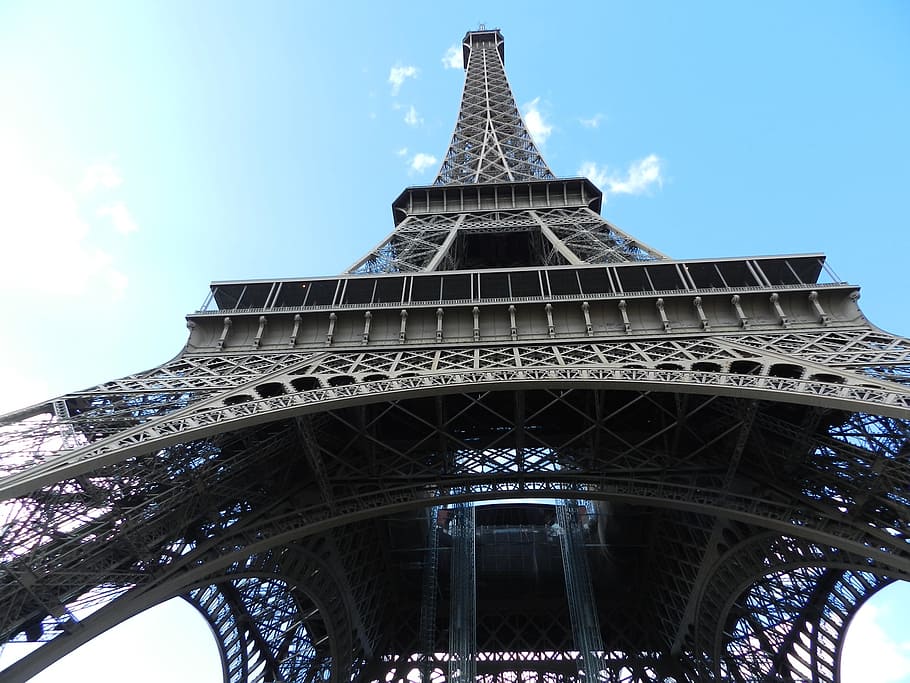 monument, eiffel tower, grand, sky, paris, france, capital HD wallpaper