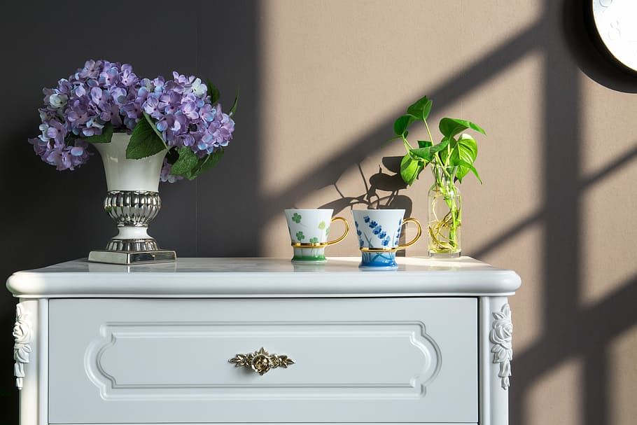 ceramics, tea cup, plant, nature, flower, vase, flowering plant HD wallpaper
