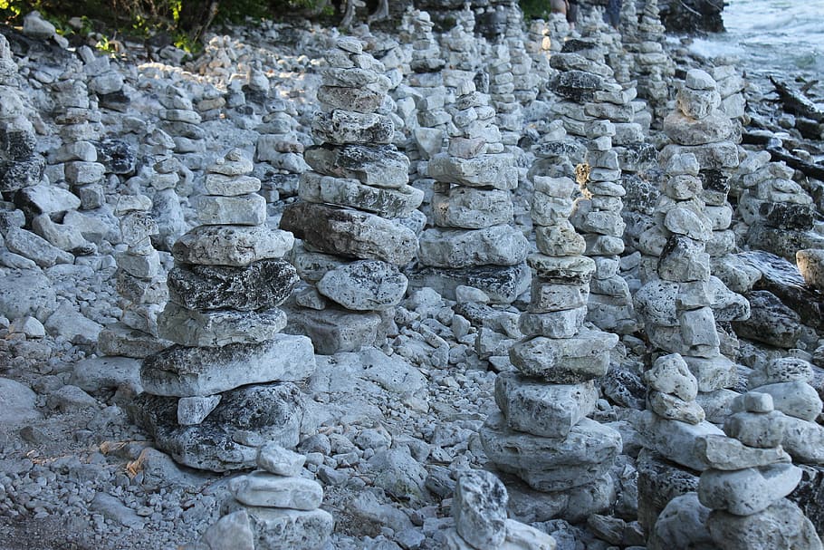 rock, monument, nature, solid, day, rock - object, no people HD wallpaper