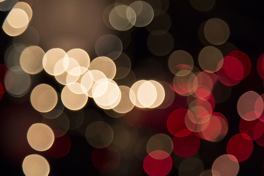 blur, focus, lights, night, bokeh, black, blurred lights, city HD wallpaper