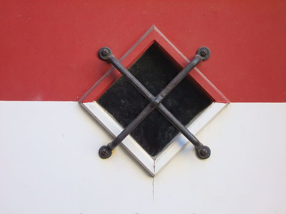 lock door, grid, window, nuremberg, old, architecture, grate HD wallpaper