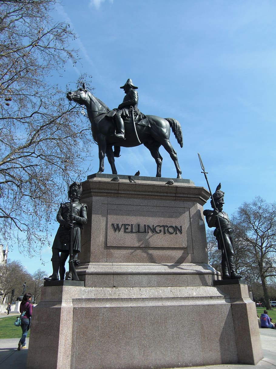 london, monument, wellington, sculpture, art and craft, statue HD wallpaper