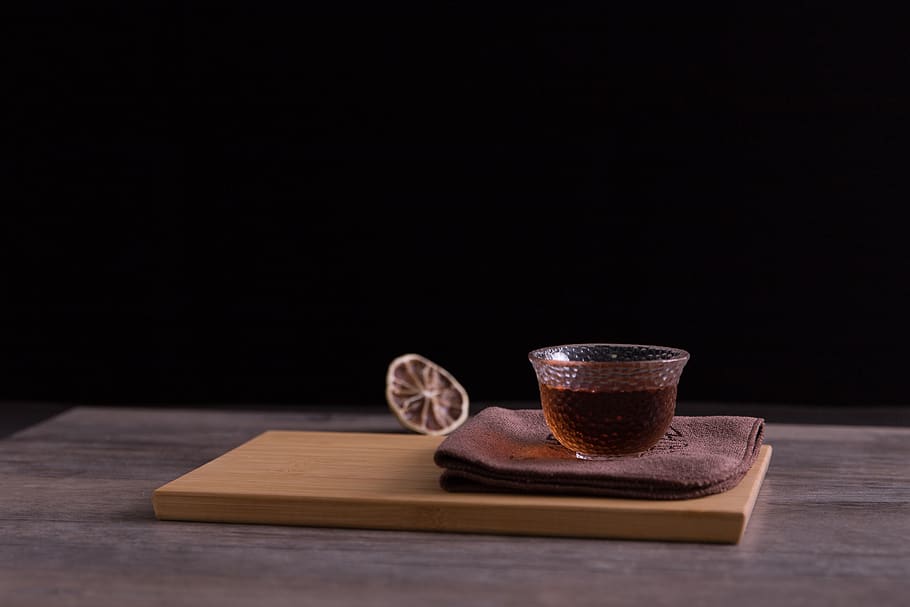lemon tea, black tea, teacup, table, wood - material, food and drink HD wallpaper