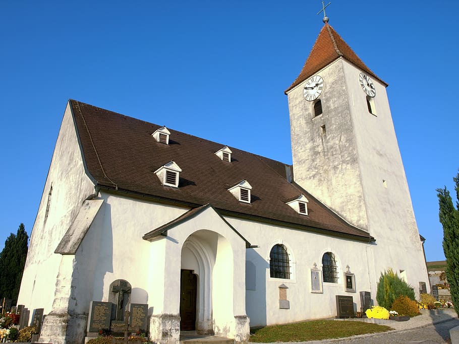ardagger markt, hl nikolaus, church, building, religious, exterior, HD wallpaper