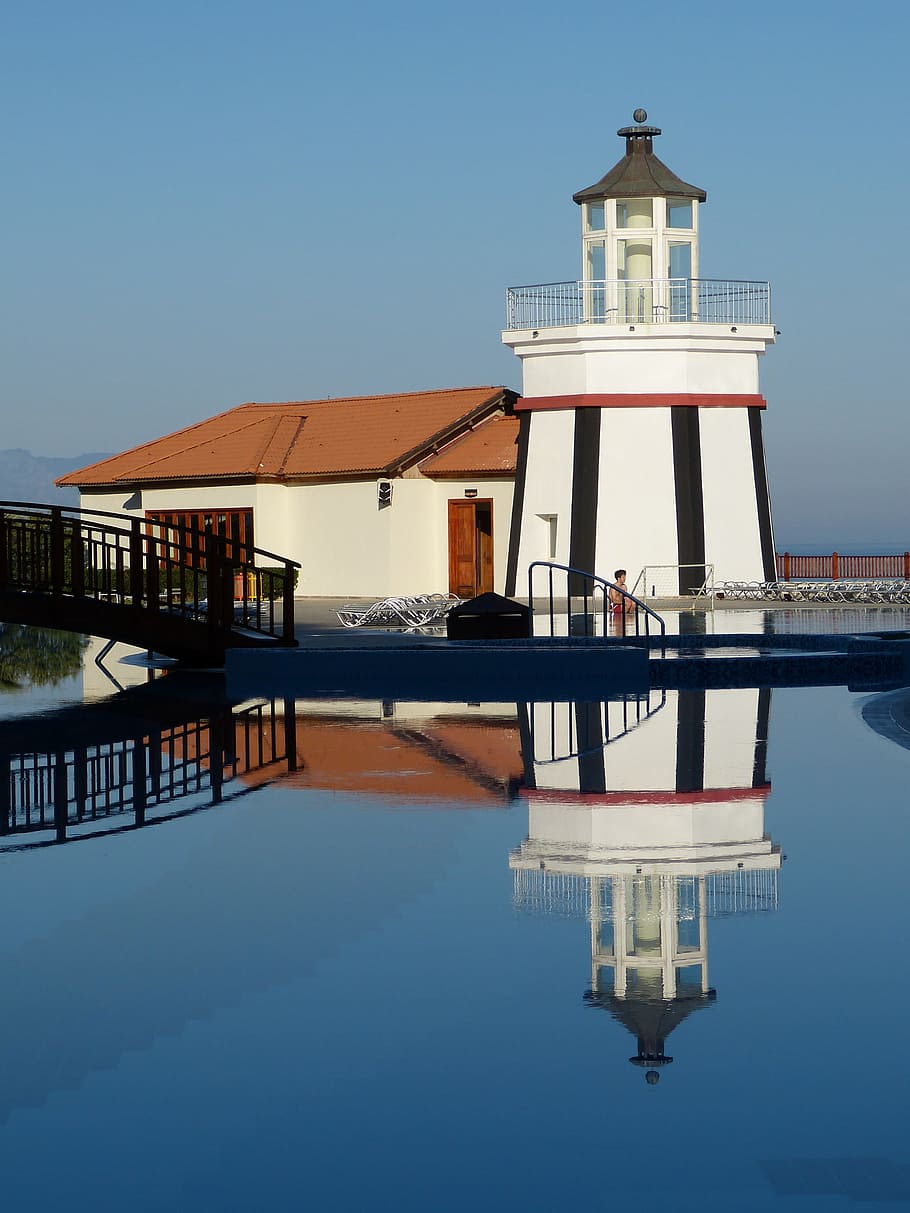Lighthouse, Holiday, Roma, Table, sky, roma table, mood, bridge HD wallpaper