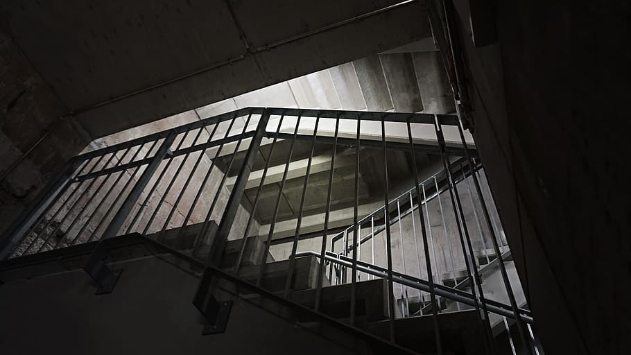 architecture, building, level, concrete, within, bunker, wilhelmsburg HD wallpaper