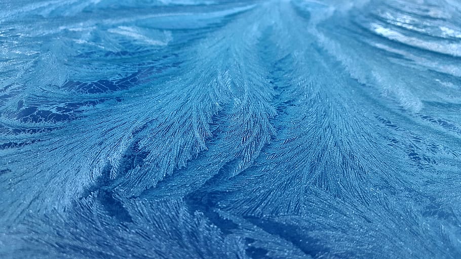 Freezing in style, close up photography of ice, frozen, pattern HD wallpaper