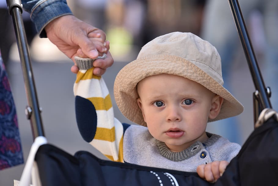 children, eyes, face, hat, curious, baby, people, caucasian Ethnicity HD wallpaper