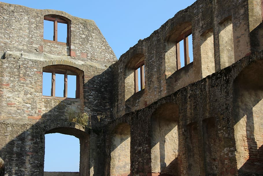 oppenheim, castle, ruin, wall, built structure, architecture HD wallpaper