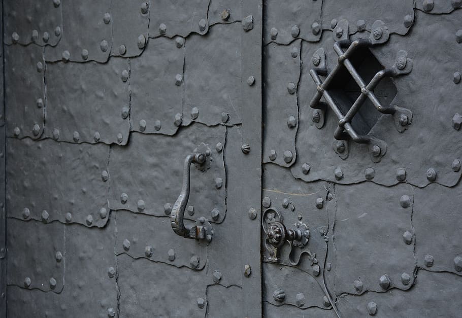 photo of pound sign, architecture, coburg, fixed, luther, door HD wallpaper