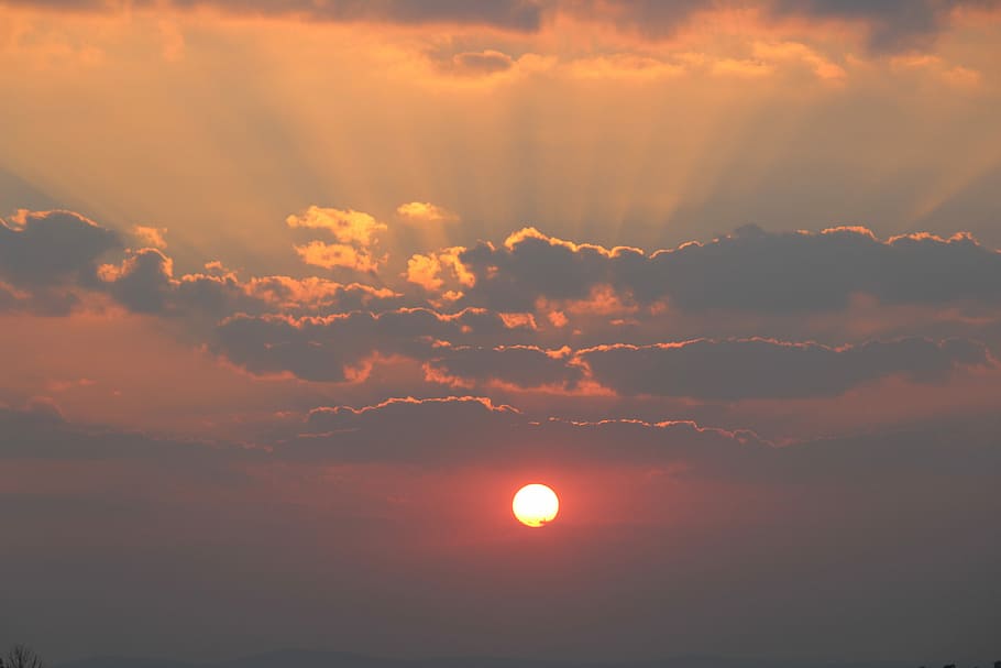 Sunset, Nature, Sky, Vacation, evening, life, love, beauty in nature HD wallpaper