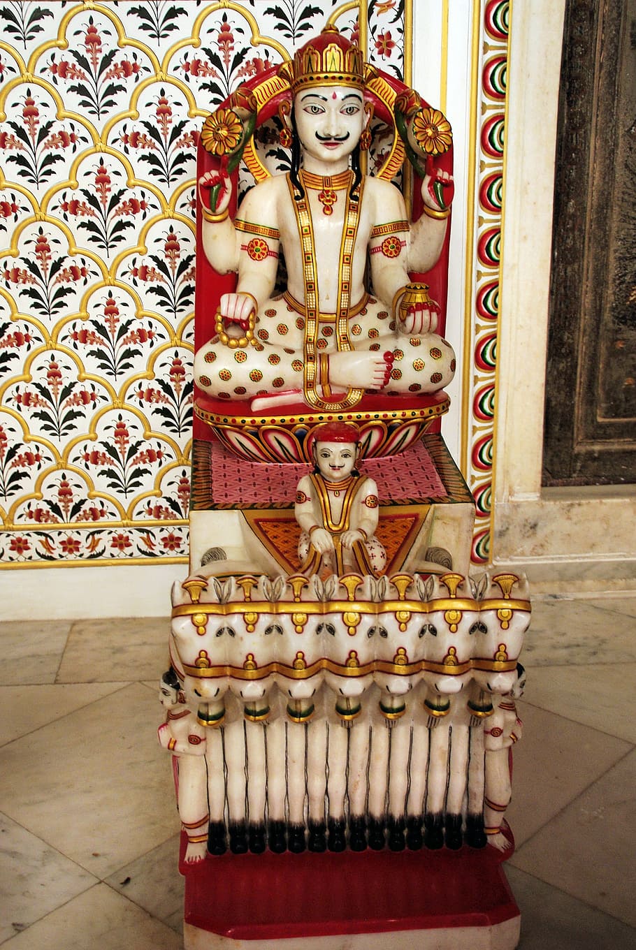 india, rajastan, jaisalmer, palace, maharajah, divinity, statue, HD wallpaper