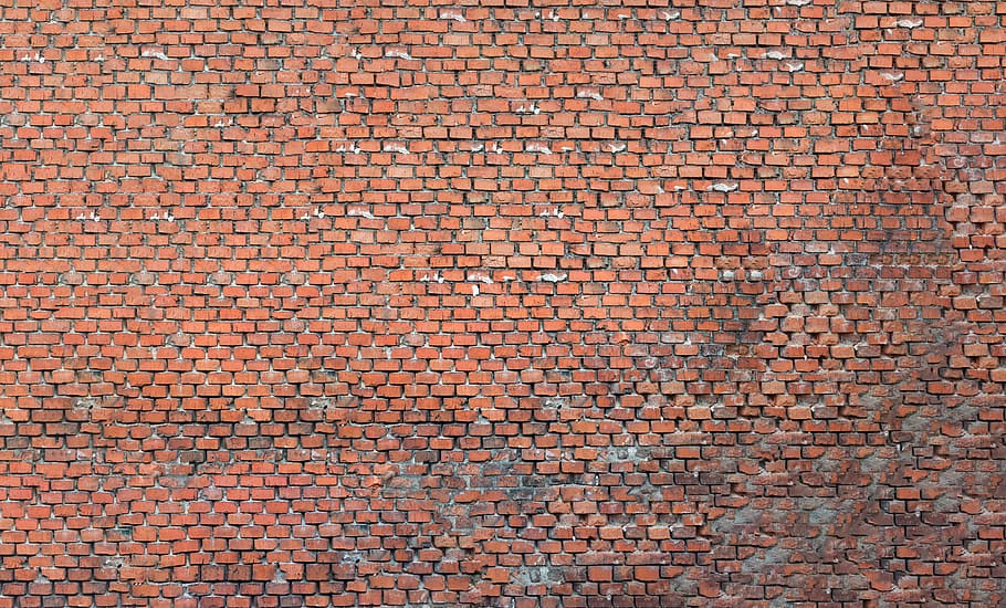 brown brick wall, Texture, Old, Background, grunge, vintage, red, HD wallpaper