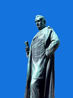 Statue, Artwork, Sculpture, Monument, figure, man, scholar HD wallpaper
