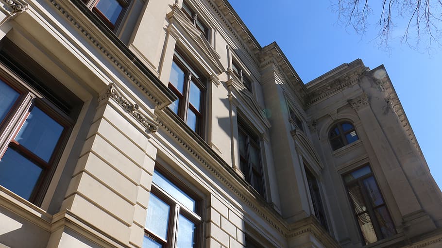 building, capitol, architecture, low angle view, building exterior HD wallpaper