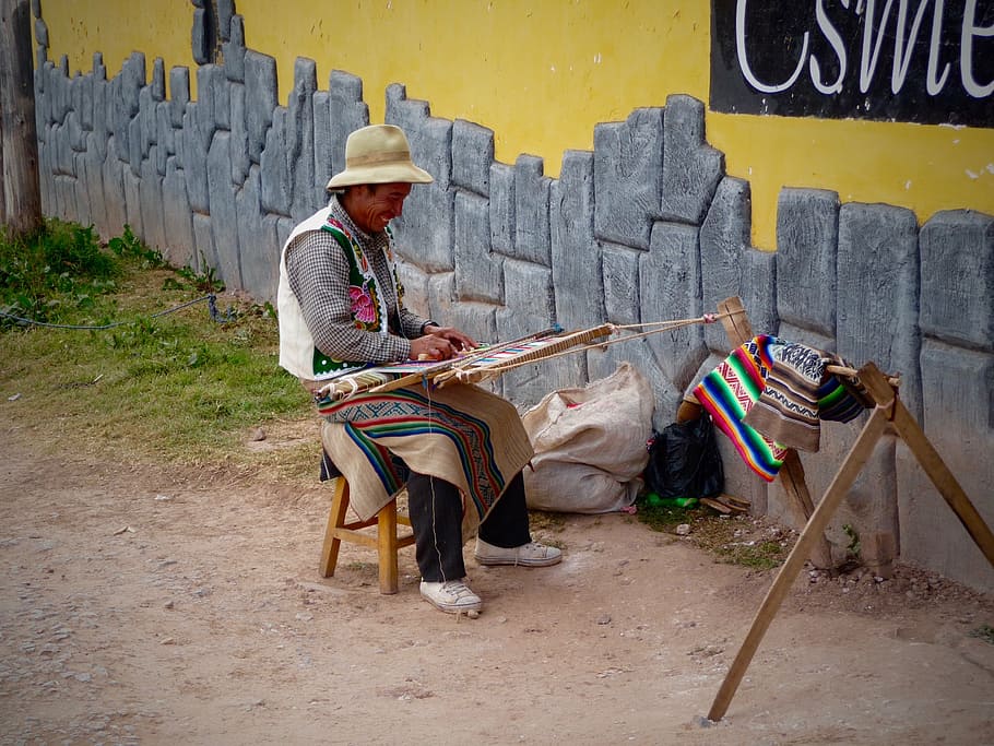 peruvian, artist, wall, one person, hat, clothing, full length HD wallpaper