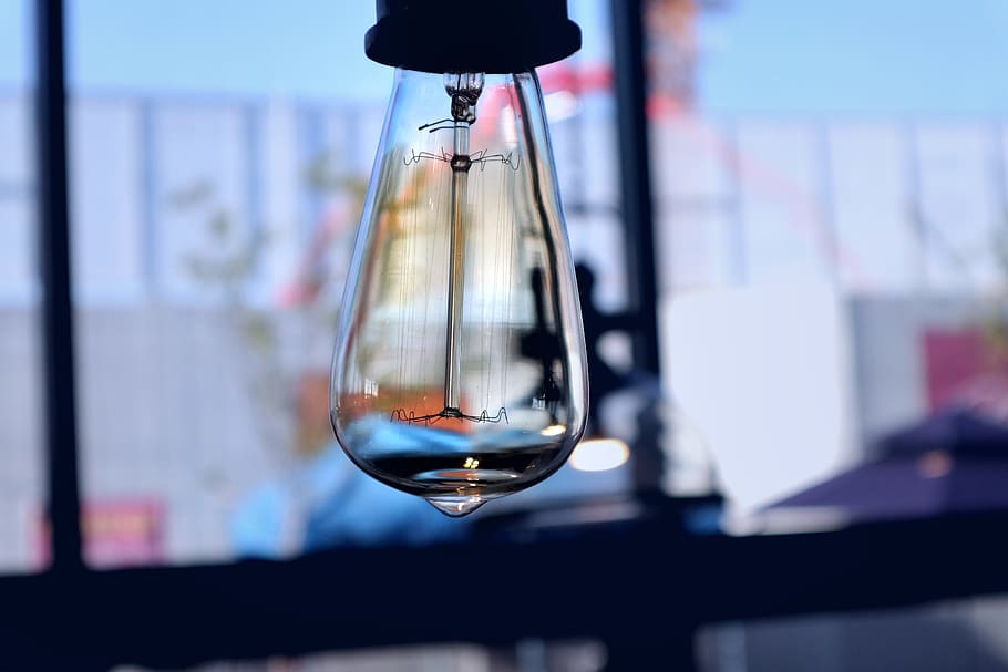 light bulb, interior, lighting, atmosphere, cafe lighting, cozy HD wallpaper
