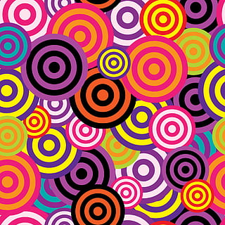 multicolored spiral backgroudn, abstract, circles, background HD wallpaper