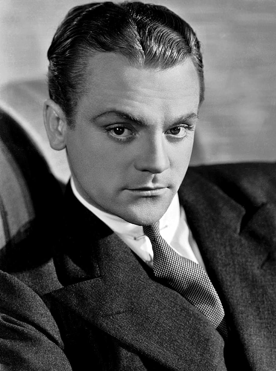 man wearing formal coat, james cagney, star, publicity, person, HD wallpaper