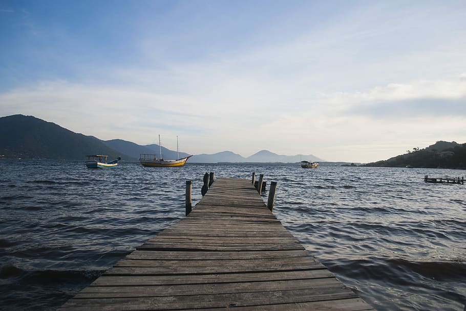 Florianópolis, Sc, Sea, Brazil, florianopolis, sky, nature, HD wallpaper