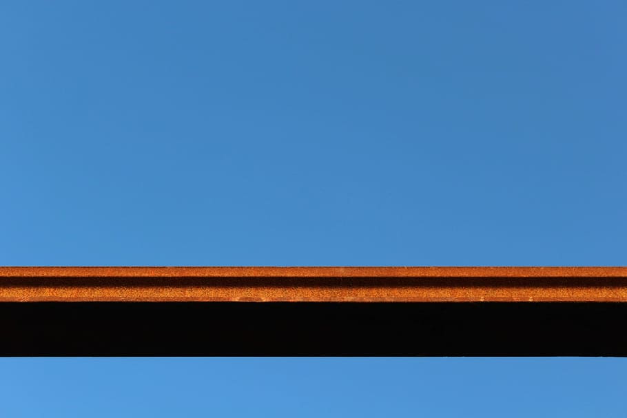 Minimalism, Creative, sky, blue, summer, bridge - man made structure HD wallpaper