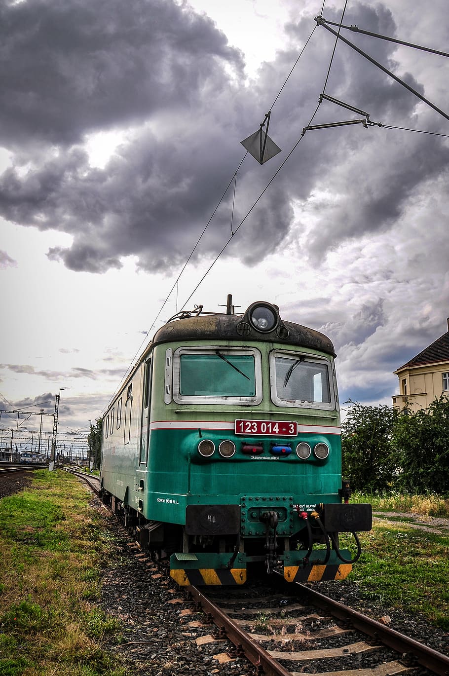 train, track, railway, station, railroad tracks, wagon, locomotive HD wallpaper
