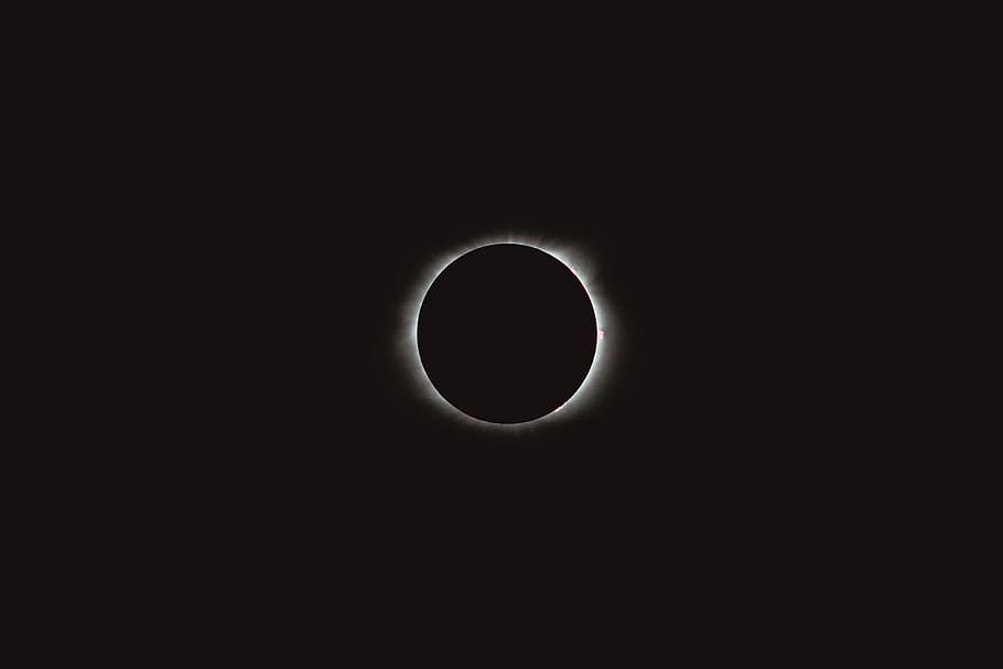 solar eclipse digital wallpaper, Lunar Eclipse, total eclipse