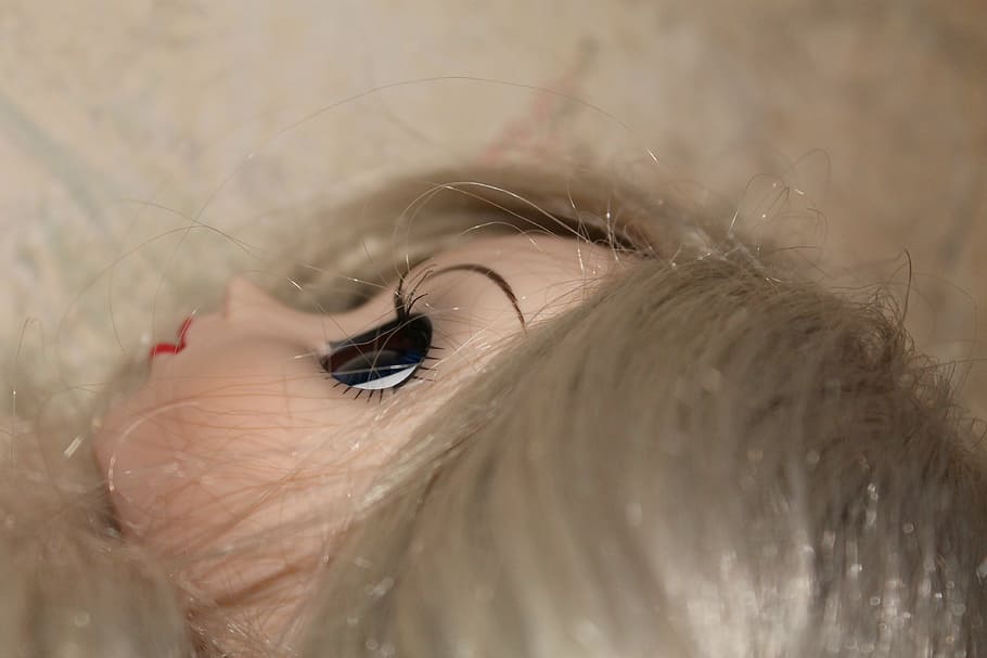 pullip, doll, melissa, close-up, human body part, hair, one person HD wallpaper