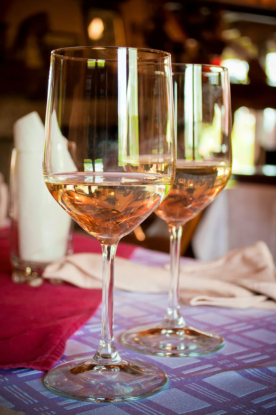 two clear toasting glasses on table, alcohol, cold, temperature HD wallpaper