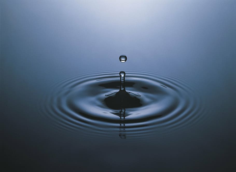 body of water, drop, splash, macro, liquid, wet, ripples, droplet HD wallpaper