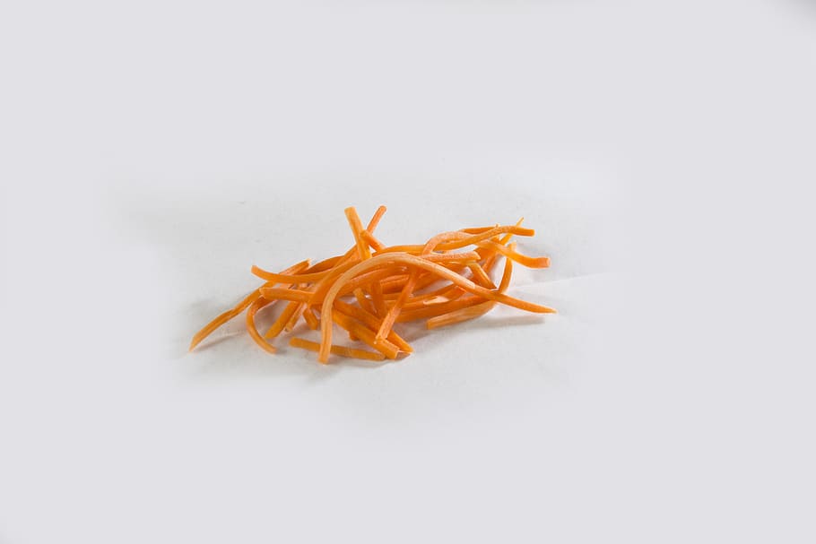 Carrot, Sliced, Vegetable, studio shot, white background, italian food HD wallpaper